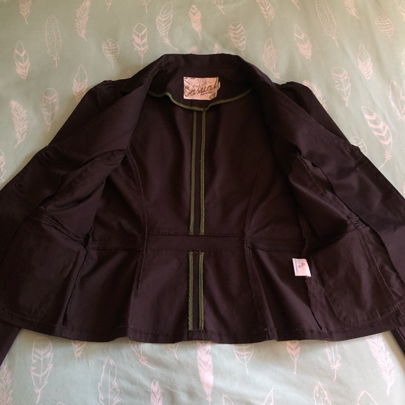 💜 3/$15 Dynamite brown blazer - size Medium - Picture 10 of 14